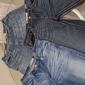 Lot of 3 Buckle Designer Jeans 36